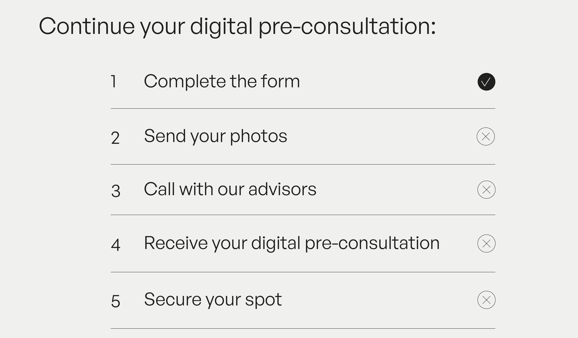 CORREOS PROCESO INGLES